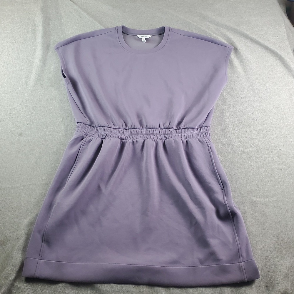 SPANX AirEssentials Crew Sweatshirt Dress Womens 1X Purple 21516R